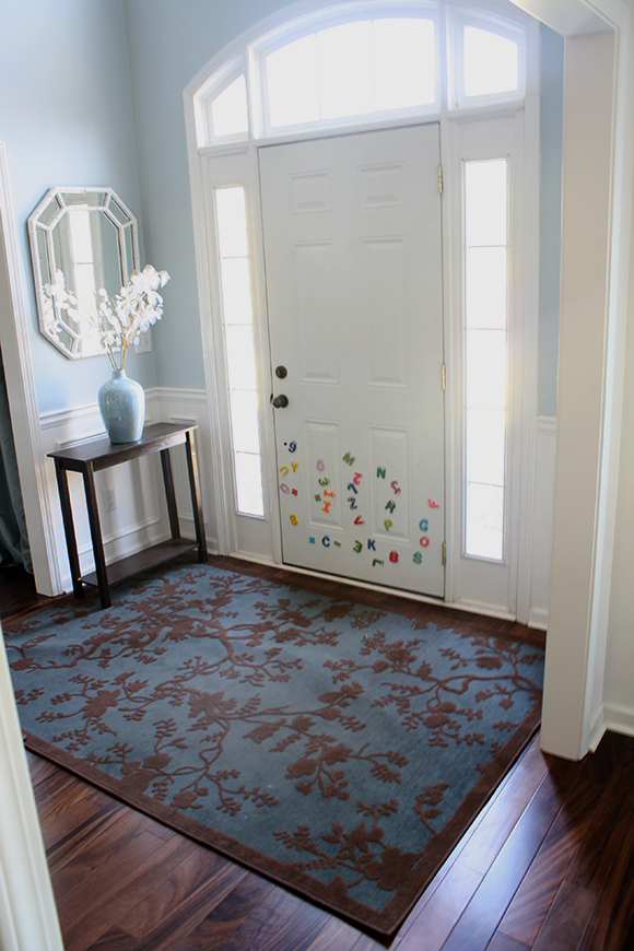 Next Project Colorful Unsafe Foyer, Do I Need A Rug In My Foyer