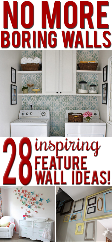 Creative DIY feature wall ideas