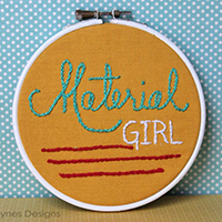 Make simple embroidery designs for inexpensive, beautiful DIY artwork! (Plus check out the other brilliant, easy art ideas on this site! SO inspiring!)