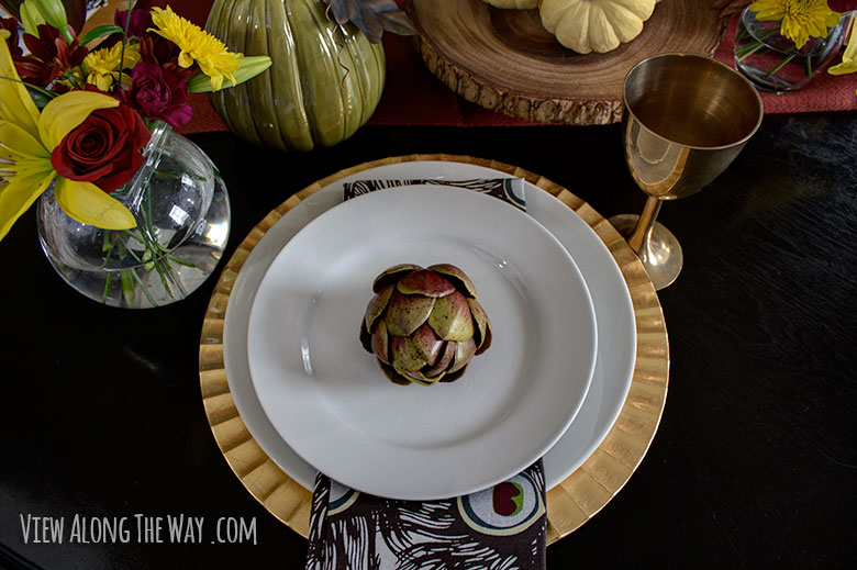 Fall place setting and centerpiece ideas