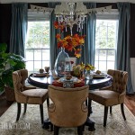 Fall-inspired dining room at View Along the Way