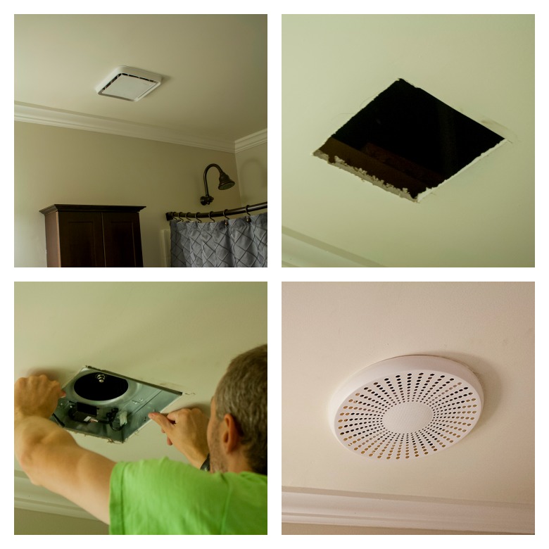 Installing a bluetooth-enabled bathroom fan