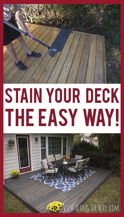 Tricks to staining your deck quickly and easily!