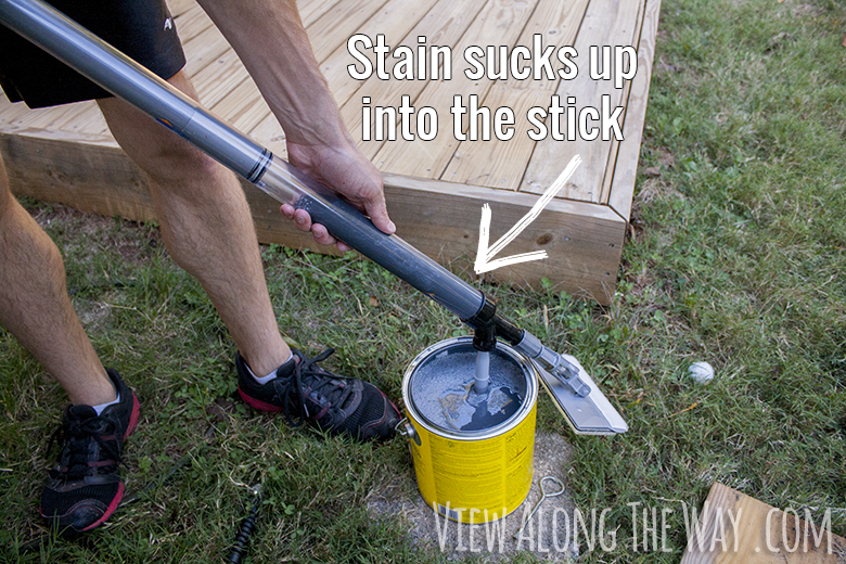 Tricks to staining a wood deck