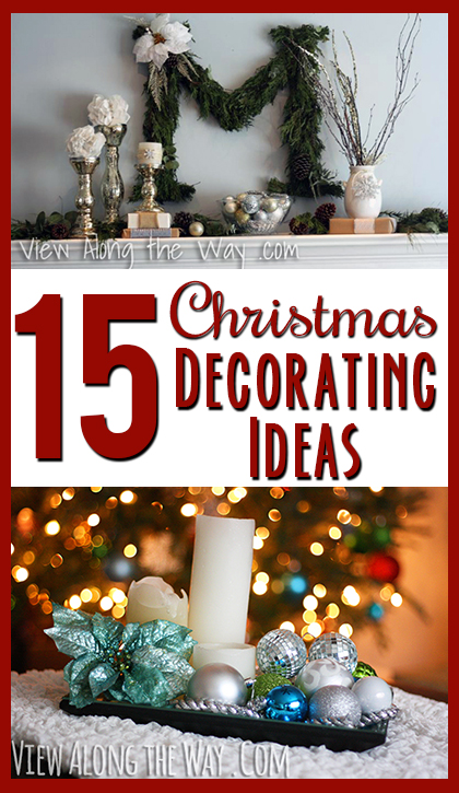 Lots of simple, creative Christmas decorating ideas! Can't wait to try these!