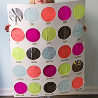 Punch board advent idea -- Plus tons of other creative DIY advent ideas at this link!