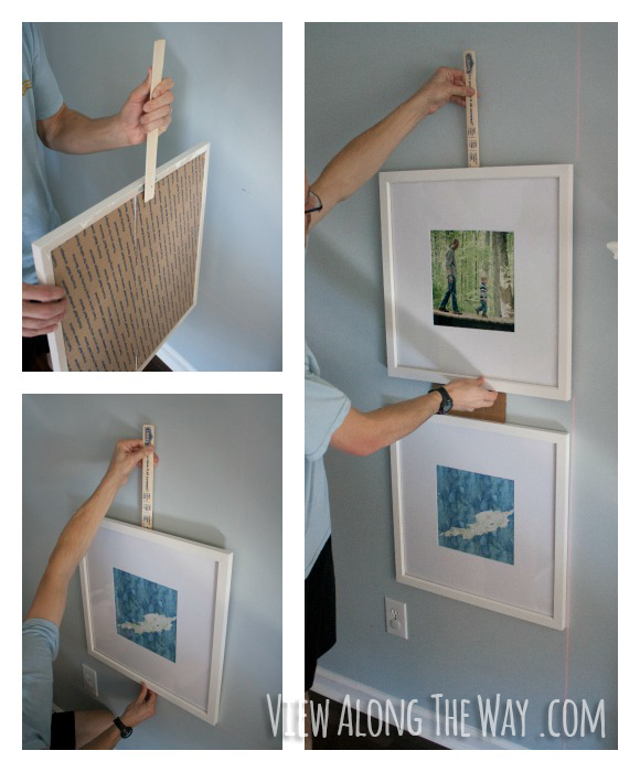 How to hang picture frames the easy way!