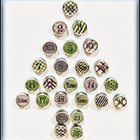 Beautiful magnetic advent calendar -- Plus tons of other creative DIY advent ideas at this link!