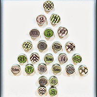 Beautiful magnetic advent calendar -- Plus tons of other creative DIY advent ideas at this link!
