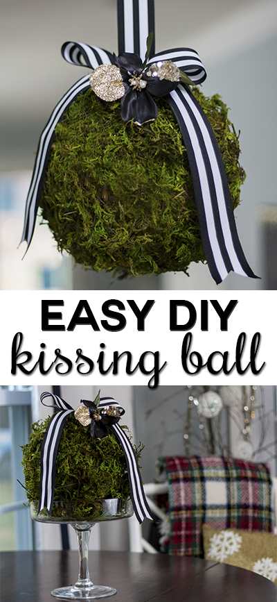 Can't wait to make these DIY kissing balls! They're so simple and beautiful!