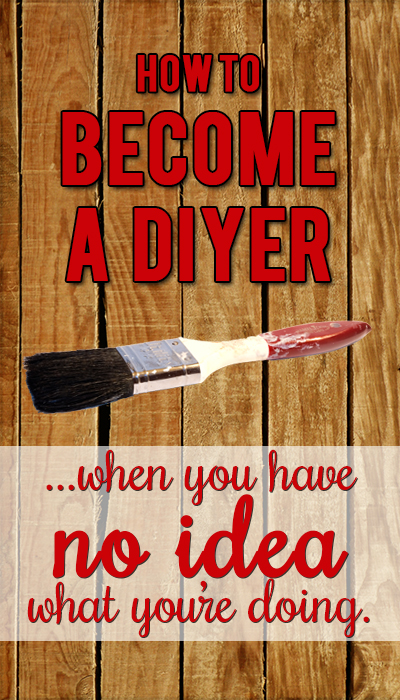 Love these tips! How to overcome your fears and start trying new DIY projects!