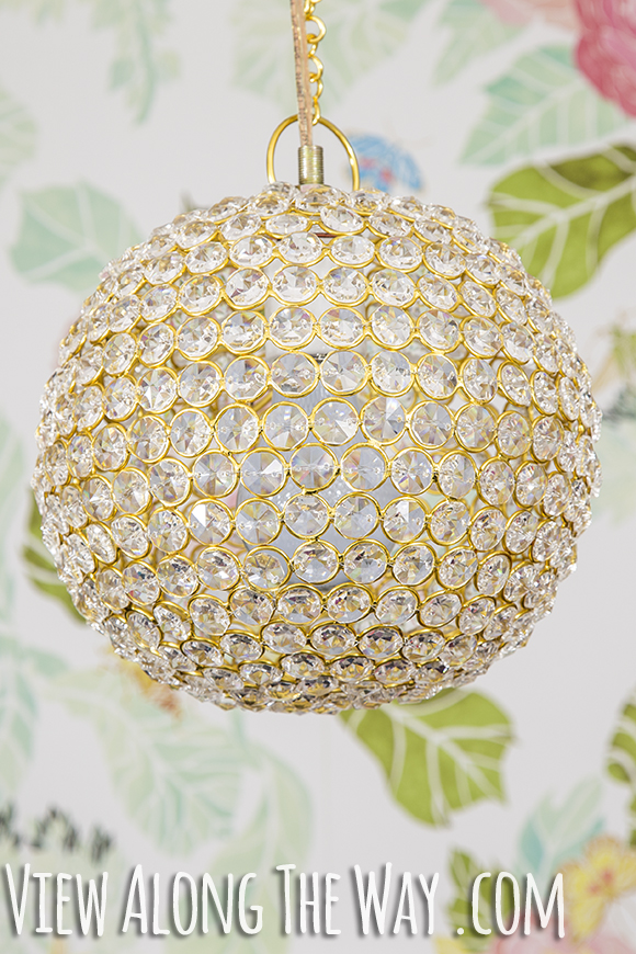 DIY crystal chandelier!! ADORE.