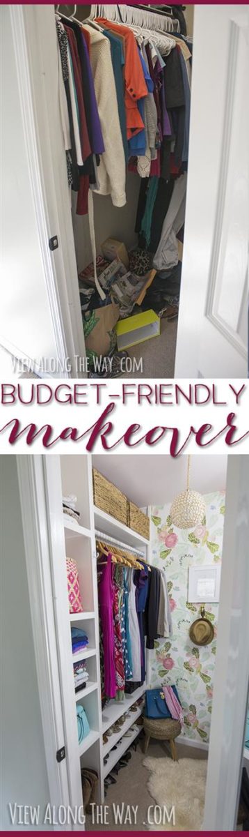 LOVE!! Make over your closet on a budget -- check out the inspirational ideas in this post!