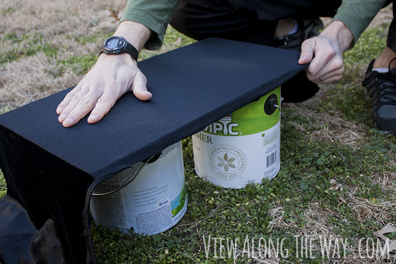 DIY Velvet Drawer Liners Tutorial: how to make velvet drawer lining!