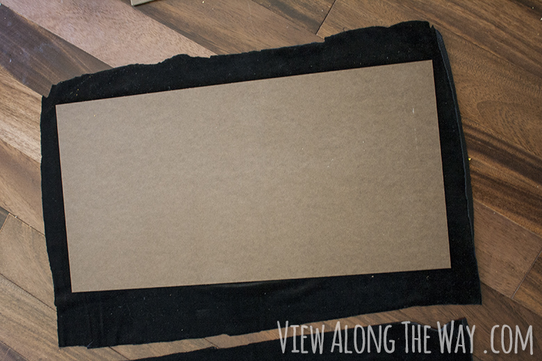 DIY velvet drawer lining tutorial