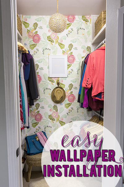 I had no idea it was this easy to install wallpaper!!