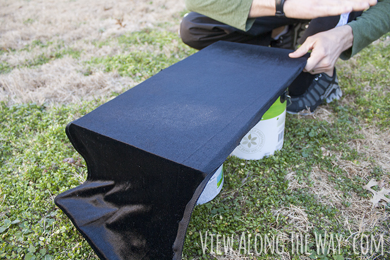 How to upholster velvet drawer lining