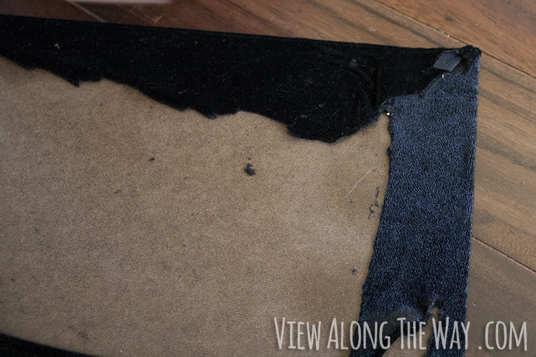 DIY Velvet Drawer Liners Tutorial: how to make velvet drawer