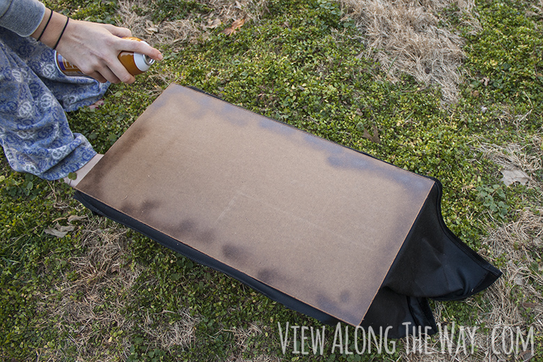 Upholstering velvet drawer liners