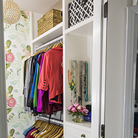 DIY closet shelving tutorial