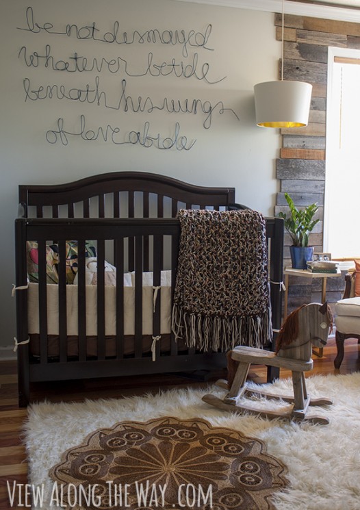 Baby boy nursery ideas -- how to make over a nursery on a budget!