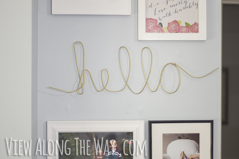 Be our guest wire sign//wire word//home decor//Bedroom decor//wire art//wire quote