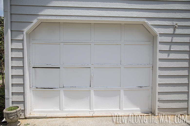 Garage door before