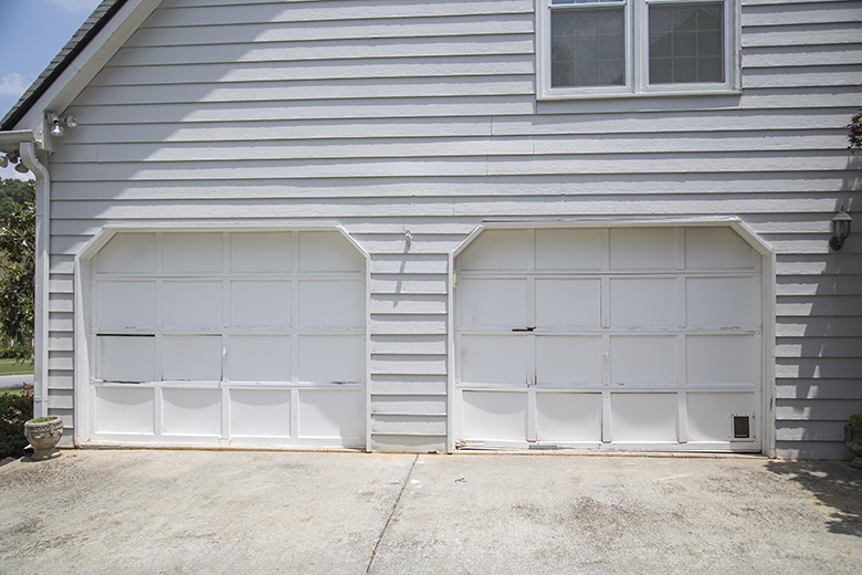 Garage doors before