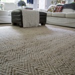 Soft jute chenille rug