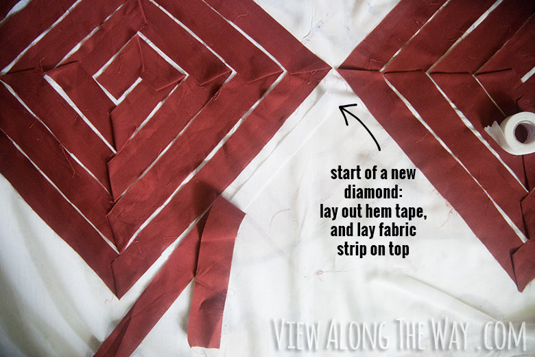 How to make DIY curtains with no-sew hem tape