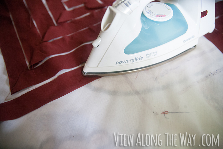 How to iron no-sew curtains