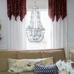 Easy no-sew diamond curtains (Anthropologie knock-off)