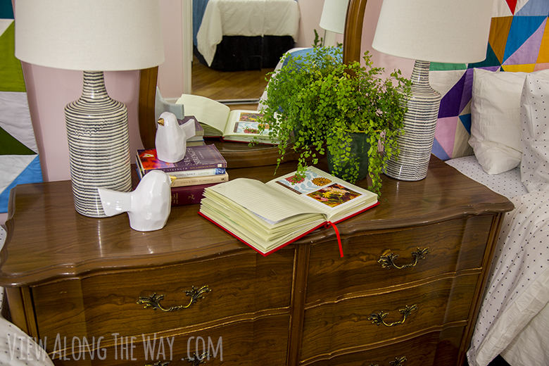 Natural wood dresser